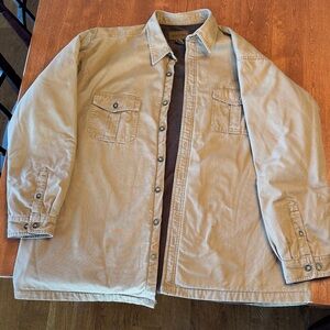 St. John's Bay Men's Light Brown Shirt Jacket